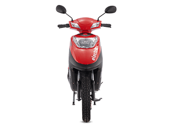 Hero Electric Flash Bike LX Vrla Red Color in India - Galley